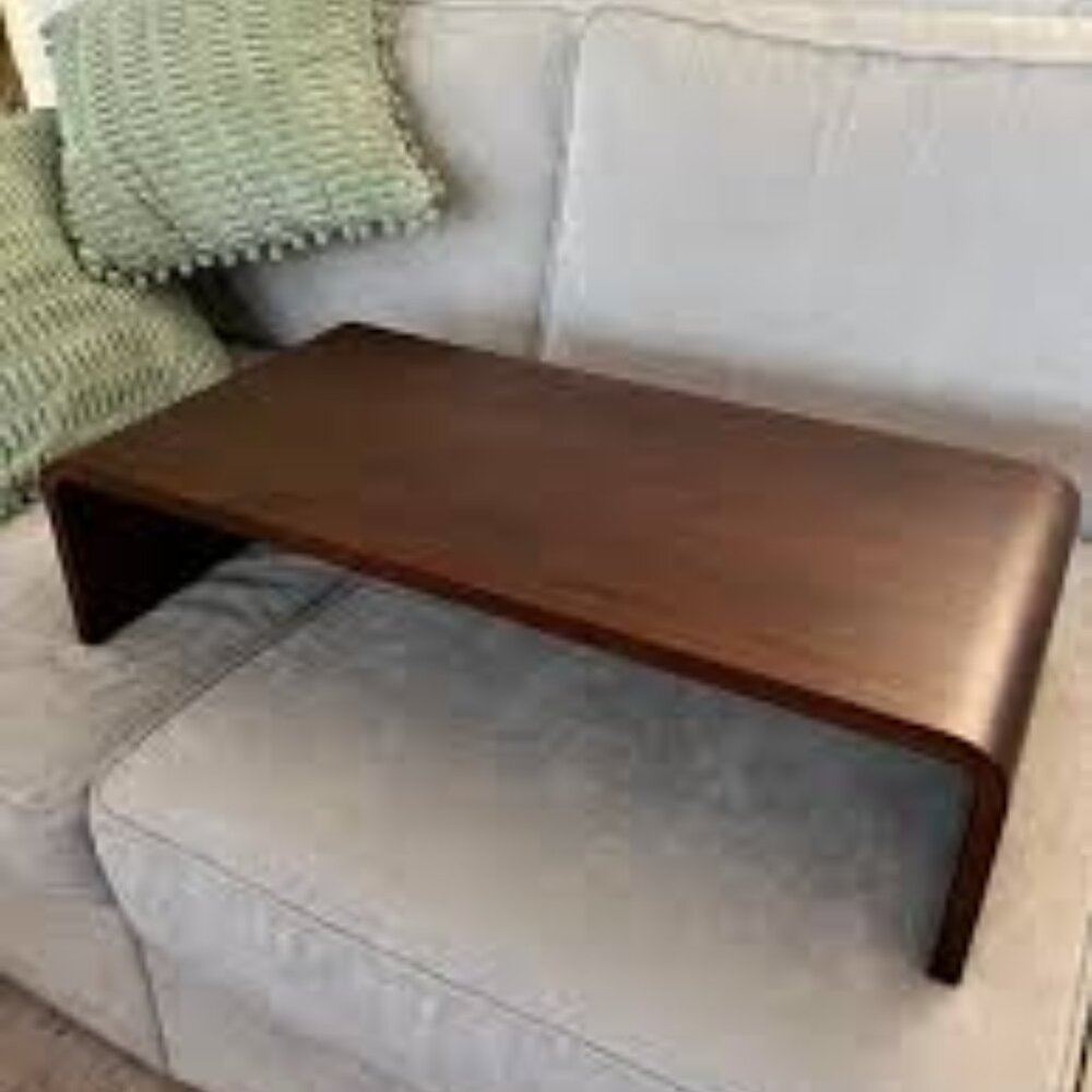 Lovesac Sactionals Table: Dark Walnut